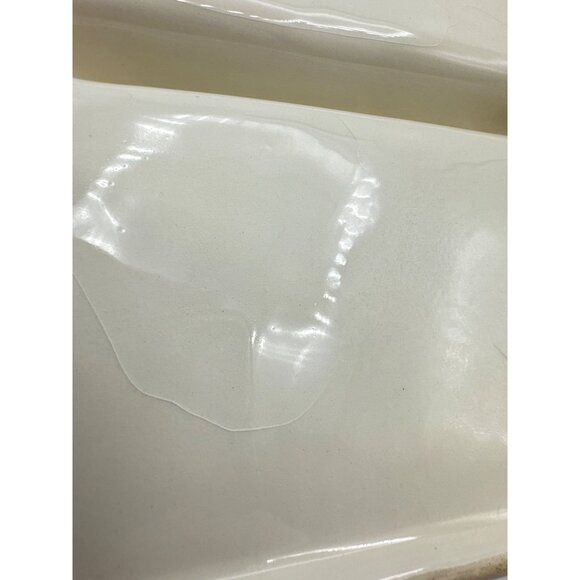 Jack o Lantern Lane Halloween Ceramic Tray Boo Yikes Eek Only 3 Compartments - Picture 7 of 7